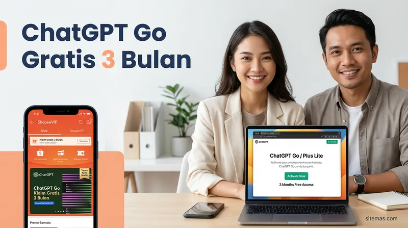 Cara Klaim ChatGPT Go Via Shopee (Tanpa Kartu Kredit)