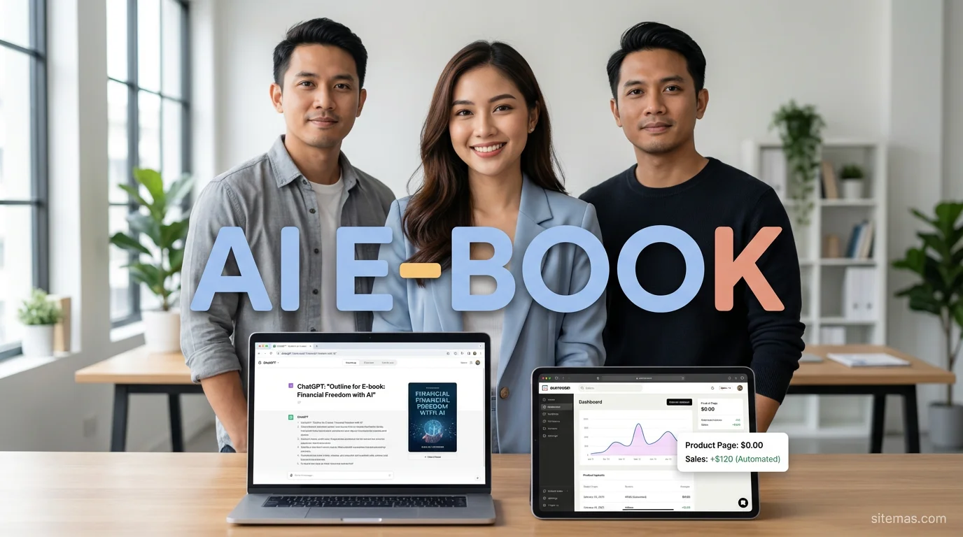 Cara Bikin E-Book dengan AI & Jual Otomatis di Gumroad (0 Rupiah)
