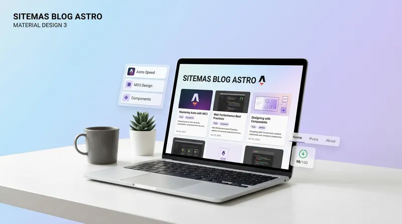 Pengenalan Sitemas: Blog Astro Modern dengan Material Design 3