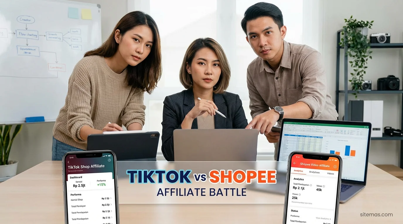 Review Affiliate TikTok Shop vs Shopee Video untuk Pemula