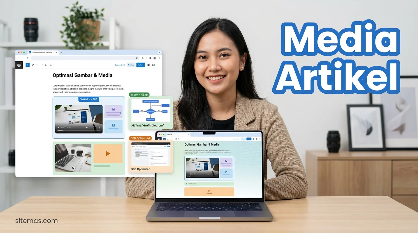 Menambahkan Gambar & Media ke Artikel Sitemas
