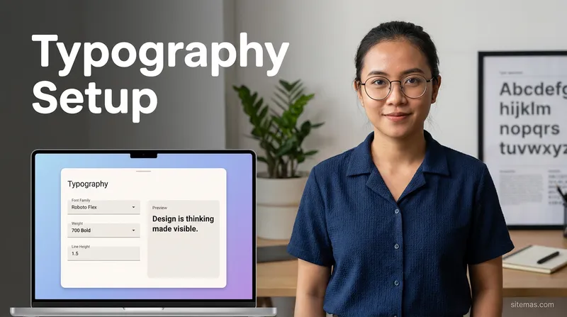 Mengubah Typography dan Font di Sitemas